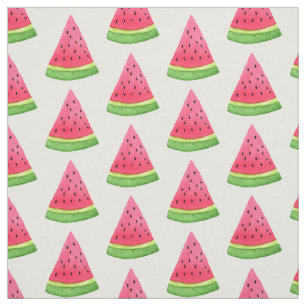 Aquarell-Wassermelone-Muster Stoff