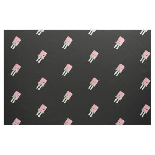 Aquarell-Wassermelonen-Pop-Eiscreme Stoff