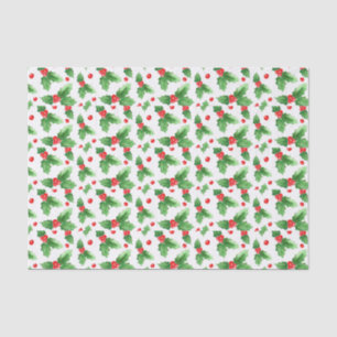 Aquarell-Weihnachts-und neues Jahr-Dekorationen Seidenpapier