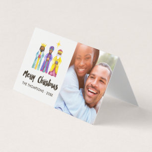 Aquarell-Weihnachtsbild der Geburt Jesu