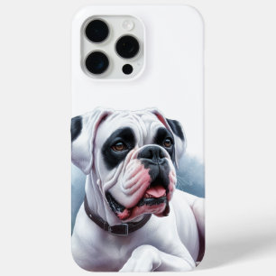 Aquarell Weißer Boxer Hund Case-Mate iPhone Hülle