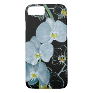 Aquarell-weißes Orchideen-Muster Case-Mate iPhone Hülle