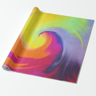 Aquarell-Welle - Packpapier
