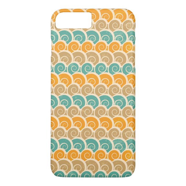 Aquarell-Wellen-Muster Case-Mate iPhone Hülle (Rückseite)