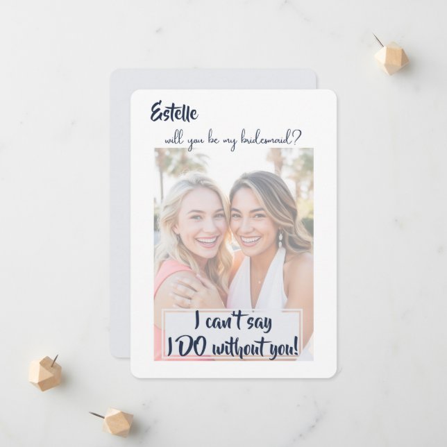 Aquarell Werden Sie meine überragende Vorschlagska Ankündigung (Vorderseite/Rückseite Beispiel)