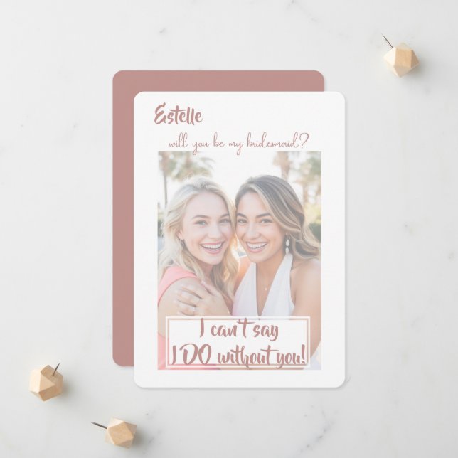 Aquarell Werden Sie meine überragende Vorschlagska Ankündigung (Vorderseite/Rückseite Beispiel)