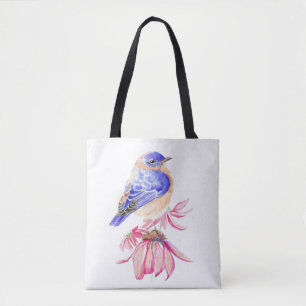 Aquarell Western Blau Vogel Kunst für die