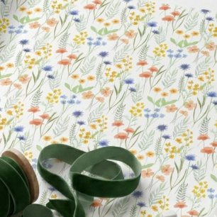 Aquarell-Wildblume  Geschenkpapier