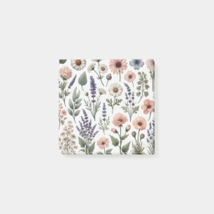 Aquarell-Wildblume Perfekt für Frühling und Sommer Post-it Klebezettel