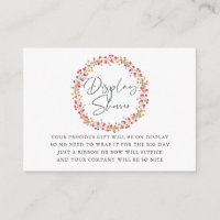 Aquarell-Wildblumen-Baby-Shower-Display-Dusche