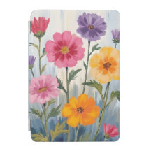 Aquarell-Wildblumen | Blumenfeld-Malerei