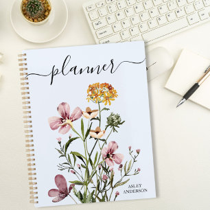 Aquarell-Wildblumenstrauß #1 Planer