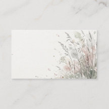 Aquarell-Wilde-Wiese-Hochzeitsplatzkarte