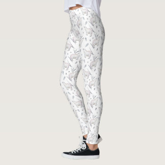 Aquarell-Winter-Eisbär-Muster Leggings