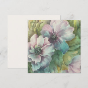 Aquarell-Winterrosen-Notizkarten