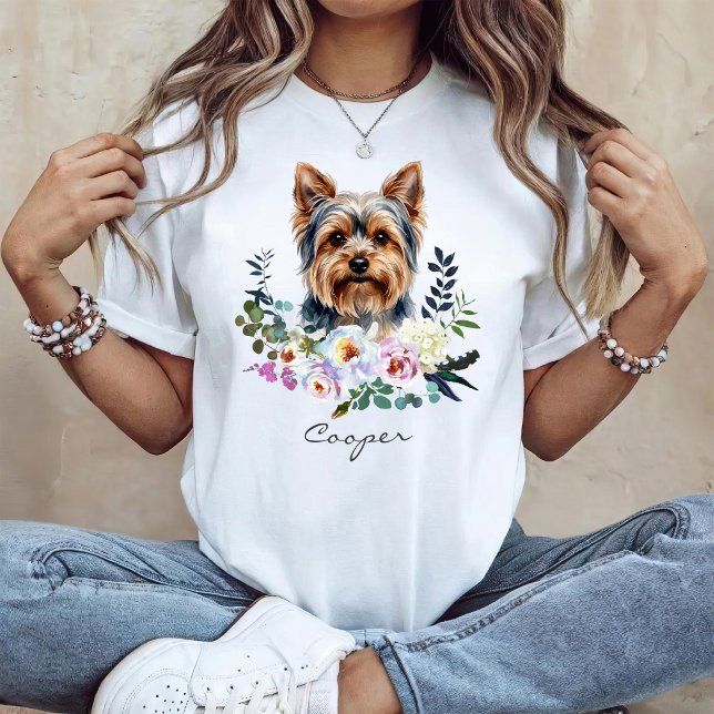 Aquarell Yorkshire Terrier T-Shirt (Von Creator hochgeladen)