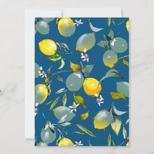 Aquarell-Zitronen 29 Save The Date