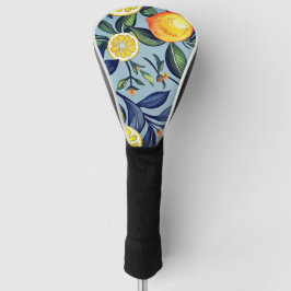 Aquarell-Zitronen-Druck-Treiberabdeckung Golf Headcover