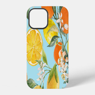 Aquarell-Zitrusfrüchte: Handgezeichnet iPhone 12 Hülle