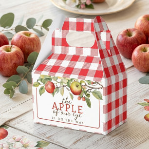 Aquarellappel unserer Eye Fall Baby Dusche Geschenkschachtel