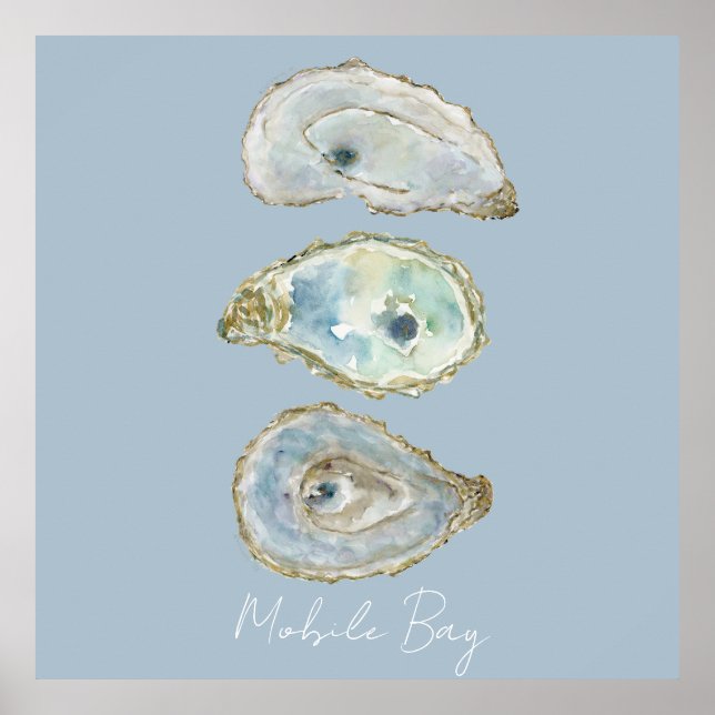 Aquarellauster Poster (Vorne)