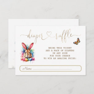 Aquarellbäder Wildblumen Windelweine Begleitkarte