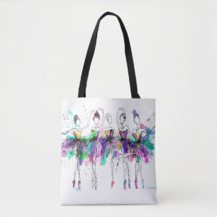 Aquarellballerinas: Illustration des hellen Tanzes