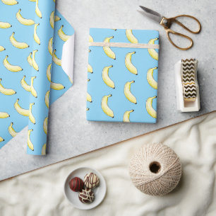 Aquarellbanane Geschenkpapier