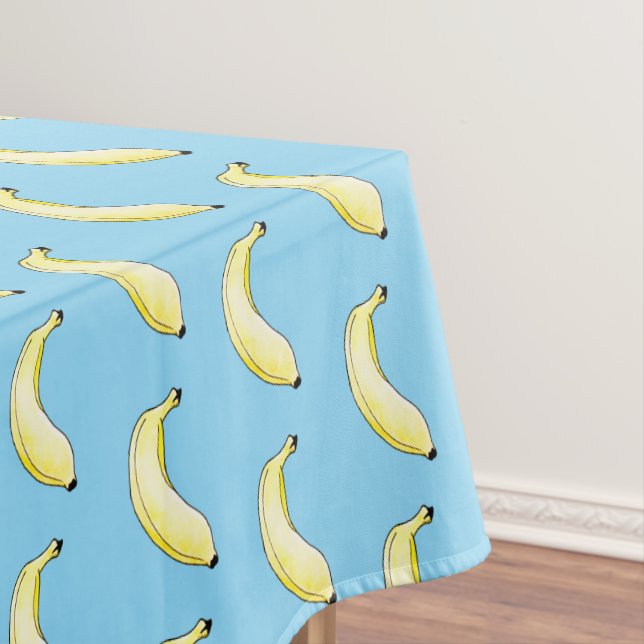 Aquarellbanane Tischdecke (Beispiel)