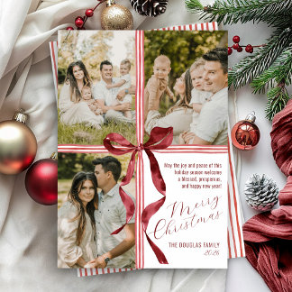 Aquarellband Roter Bogen Modern 3 Foto Weihnachten