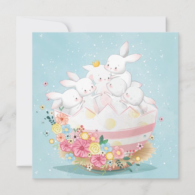 Aquarellbänder in Blume Ostereier (Vorderseite)