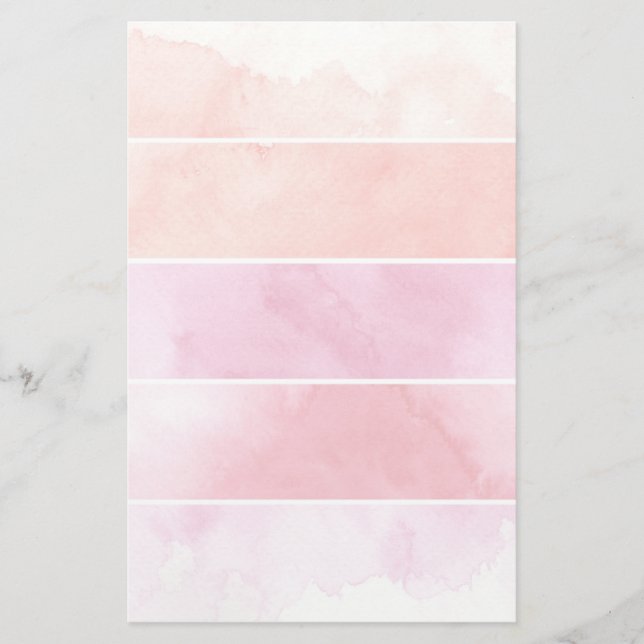 Aquarellbanner-Hintergrund für Ihr Design Briefpapier (Vorderseite)