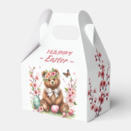 Aquarellbären Ostereier & Kirschblüten - Geschenkschachtel