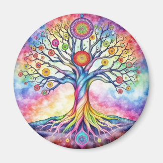 Aquarellbaum Magnet