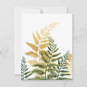 Aquarellbäume 1 mitteilungskarte