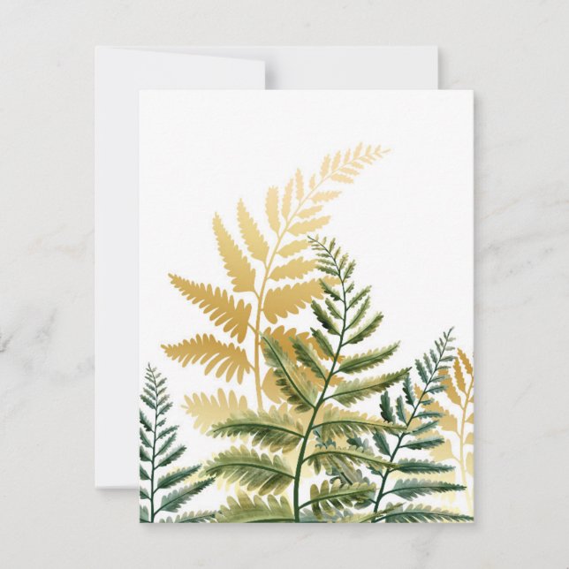 Aquarellbäume 1 mitteilungskarte (Vorderseite)
