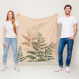 Aquarellbäume 4 fleecedecke