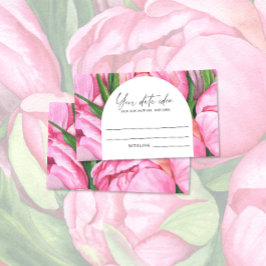 Aquarellbäume - Ideen für die Datumsnacht \ Date J Begleitkarte