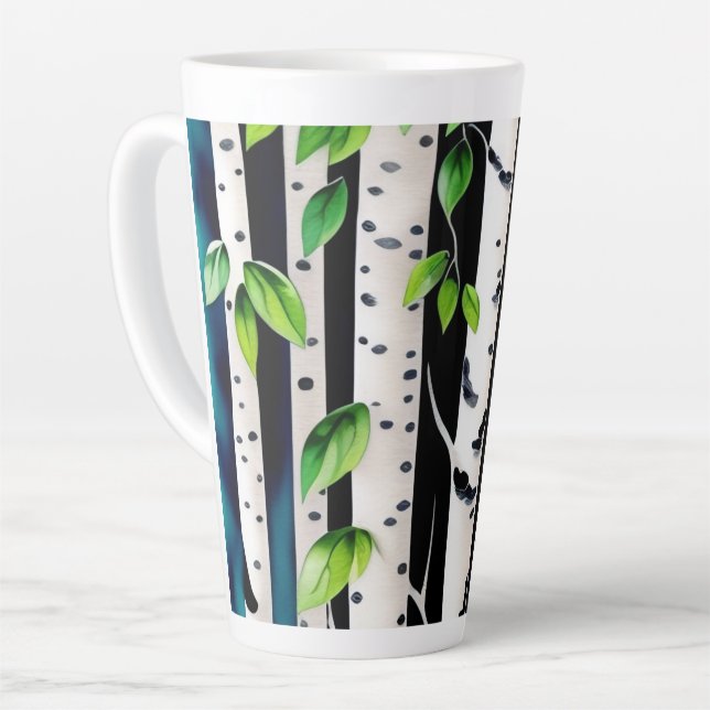 Aquarellbäume Milchtasse (Linke Ecke)