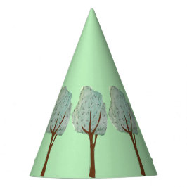 Aquarellbäume Partyhütchen