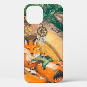Aquarellbild eines Burrow Papa Fuchs auf einem c Case-Mate iPhone Hülle