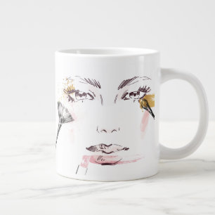 Aquarellbild Jumbo-Tasse