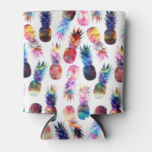 Aquarellbild und Ananas Dosenkühler