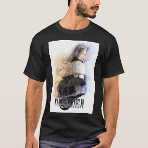 Aquarellbild von Wolkenbruch und Sephiroth T-Shirt