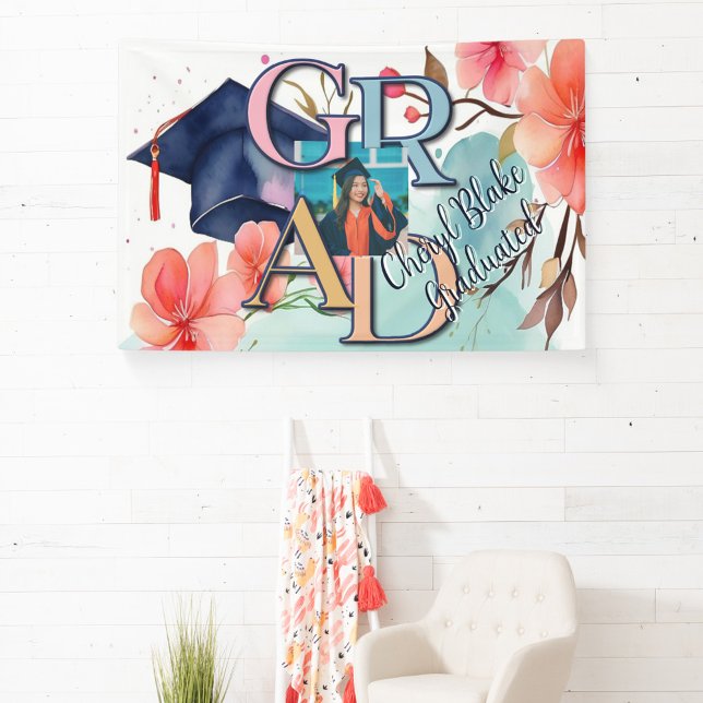 Aquarellbilder-Abschluss Banner (Von Creator hochgeladen)