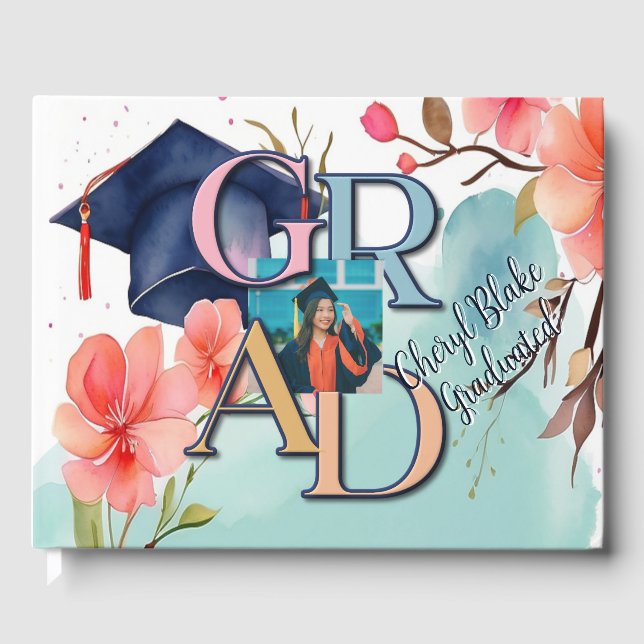 Aquarellbilder-Abschluss Gästebuch (Vorderseite)