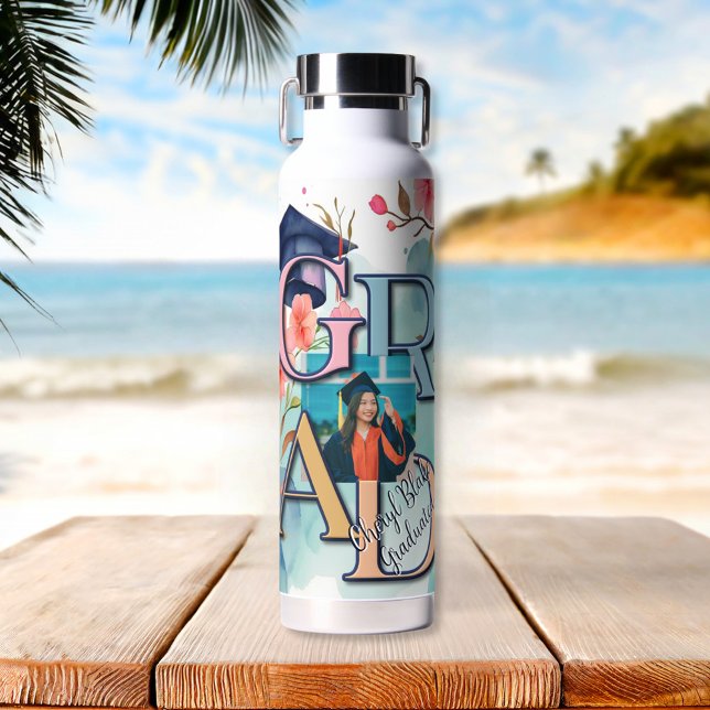 Aquarellbilder-Abschluss Trinkflasche (Von Creator hochgeladen)