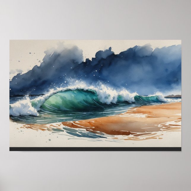 Aquarellbilder Art#4 Poster (Vorne)