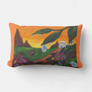 Aquarellbilder Butterfly Fantasy World Lendenkissen