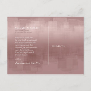 Aquarellbilder Danke Cinnamon ID774 Postkarte